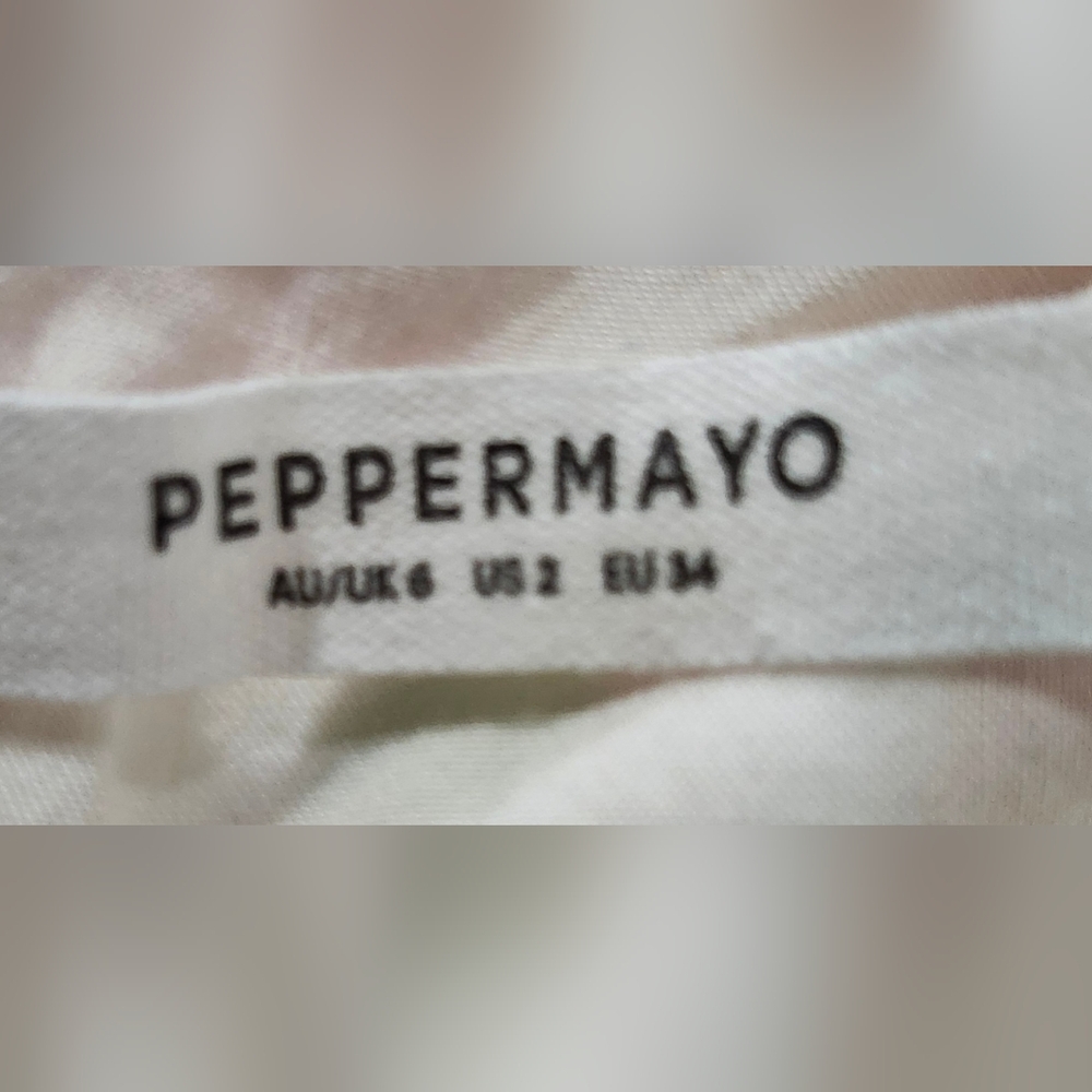 Peppermayo Floral Halter Mini Dress Women's Size 2 - Picture 8 of 8